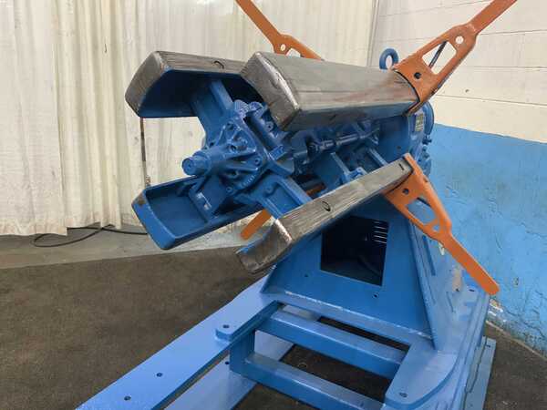 6000 lb. Littell #60-36, non-motorized coil reel, 36" width, 16"-20" ID, 60" outside dimensions, manual - Image 5