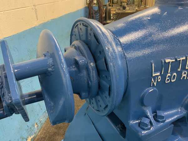 6000 lb. Littell #60-36, non-motorized coil reel, 36" width, 16"-20" ID, 60" outside dimensions, manual - Image 7