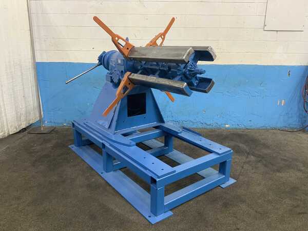 6000 lb. Littell #60-36, non-motorized coil reel, 36" width, 16"-20" ID, 60" outside dimensions, manual - Image 8