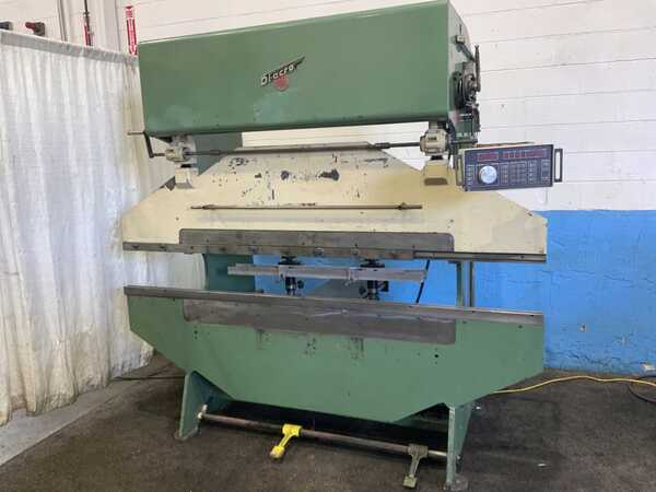 35 Ton, DiAcro #16-96, mechanical press brake, 8' overall, 62" between housing, 2" stroke, 6" throat, 3 HP, 1 - Image 1