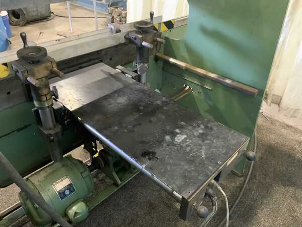 35 Ton, DiAcro #16-96, mechanical press brake, 8' overall, 62" between housing, 2" stroke, 6" throat, 3 HP, 1 - Image 4