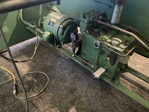 35 Ton, DiAcro #16-96, mechanical press brake, 8' overall, 62" between housing, 2" stroke, 6" throat, 3 HP, 1 - Image 5