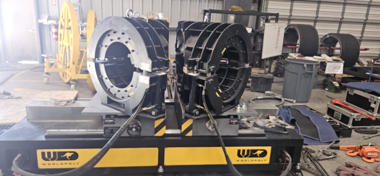 Worldpoly #WH630, CNC Butt Welder, 12"-24" capacity, 2021 - Image 3