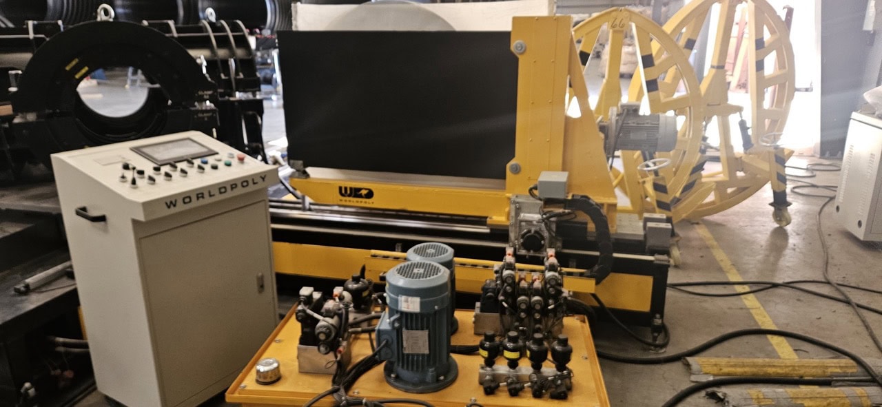 Worldpoly #WH630, CNC Butt Welder, 12"-24" capacity, 2021 - Image 6