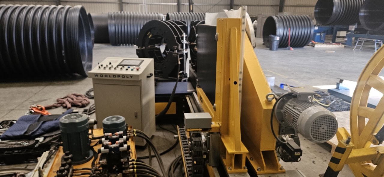 Worldpoly #WH630, CNC Butt Welder, 12"-24" capacity, 2021 - Image 7