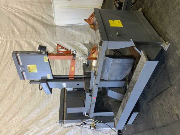 24" x 31" Hem #V140HM-60, vertical band saw, 20' x 1-1/2" x .50" blade, hydraulic head tilt, 10 HP, 2011 - Image 8