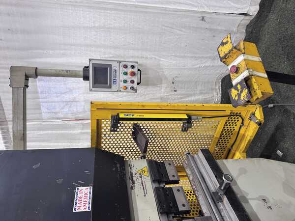 88 Ton, U.S. Industrial #80X3200, CNC hydraulic brake, 10.5'OA, 106.2" between housing, 3.93" stroke, 2007 - Image 4