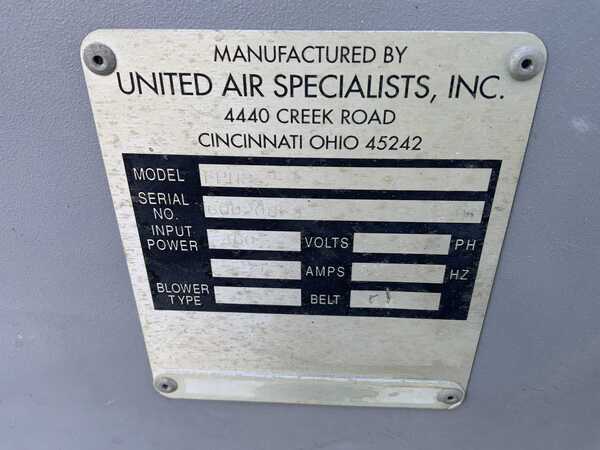 1000 cfm Dust-Hog #FPH2-2, united air portable fume extractor, 10' hose length, 2 filter cartridges, 3/4 HP - Image 2