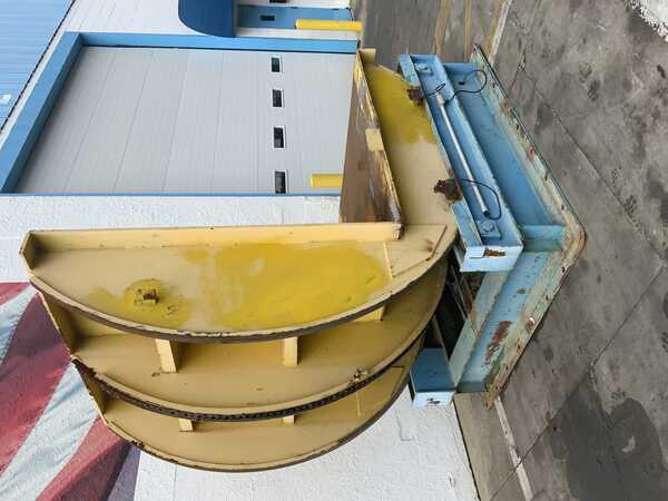 20000 lb. Caldwell, coil upender, V-blocks, heavy duty disc brake, travel limit switches, 2 HP - Image 1