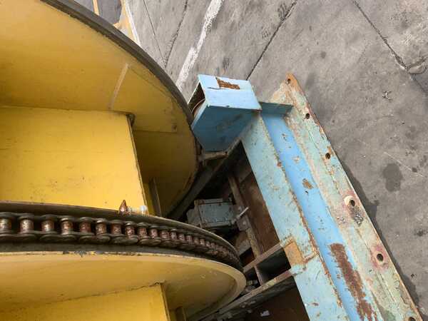 20000 lb. Caldwell, coil upender, V-blocks, heavy duty disc brake, travel limit switches, 2 HP - Image 8