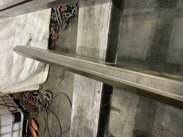 61" L, Male top punch press brake die, 3" die width, 3" die height, 1/2" tang - Image 3