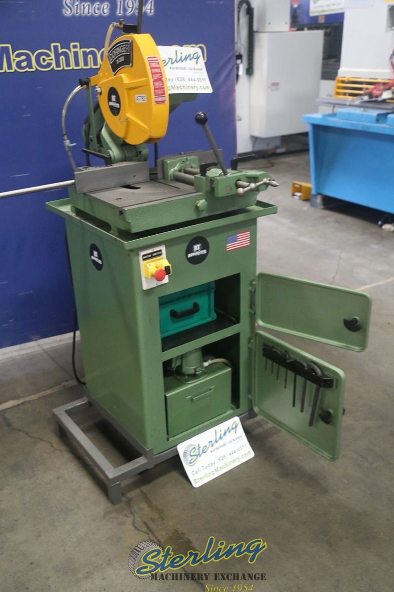 14" Doringer #D350, cold saw, 230 V., 1-phase, mitering head, coolant - Image 5