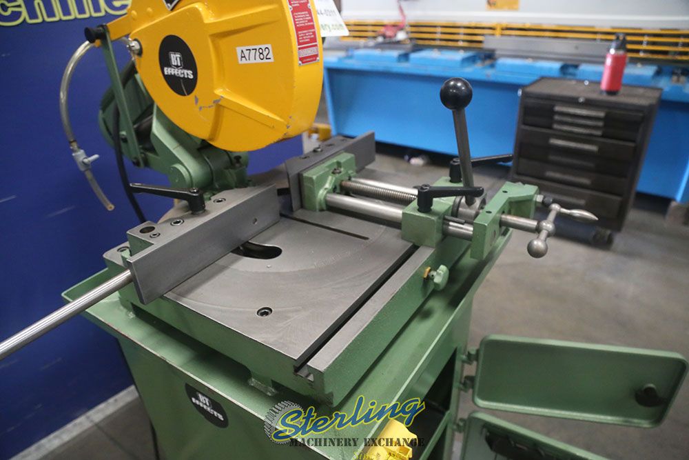 14" Doringer #D350, cold saw, 230 V., 1-phase, mitering head, coolant - Image 7