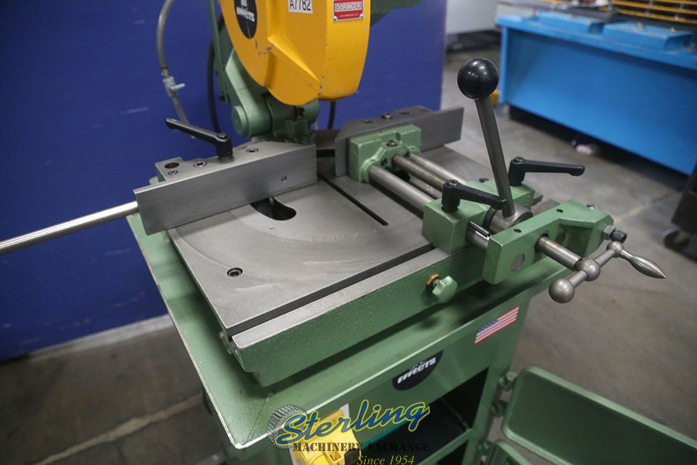 14" Doringer #D350, cold saw, 230 V., 1-phase, mitering head, coolant - Image 9