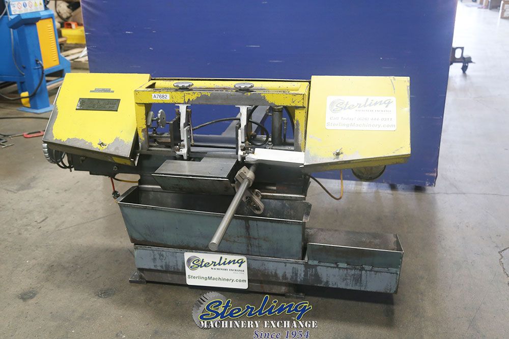 9" x 16" W.F. Wells #L-9, horizontal bandsaw, 14.5" wheel blade, 60-300 FPM, coolant, manual clamping, work - Image 1
