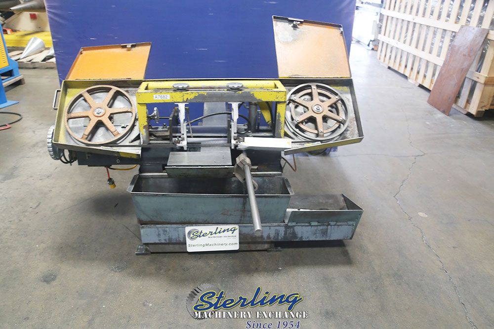 9" x 16" W.F. Wells #L-9, horizontal bandsaw, 14.5" wheel blade, 60-300 FPM, coolant, manual clamping, work - Image 6