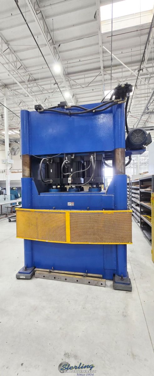 1000 Ton, Beckwood #4P1000F4860, pad forming press, 8" stroke, 3" x 50" x 62" bed, PLC Micrologic 1000 (PC) - Image 4