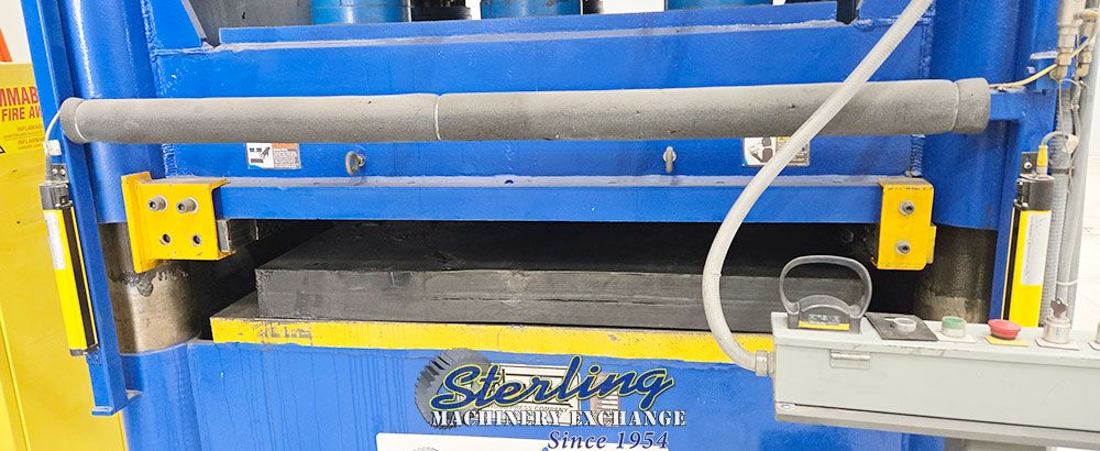 1000 Ton, Beckwood #4P1000F4860, pad forming press, 8" stroke, 3" x 50" x 62" bed, PLC Micrologic 1000 (PC) - Image 8