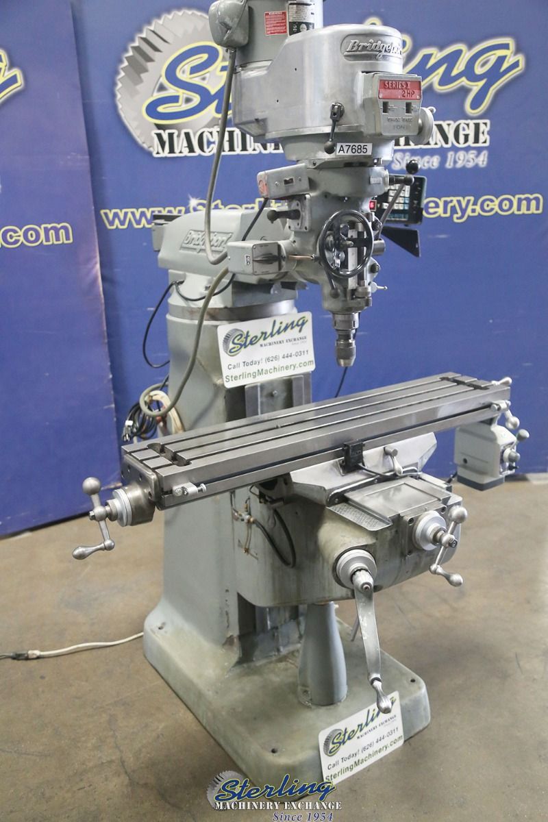 Bridgeport #Series-I, vertical mill, 9" x42" tbl., 30" X, 60-4200 RPM, variable speed head, power feed - Image 1