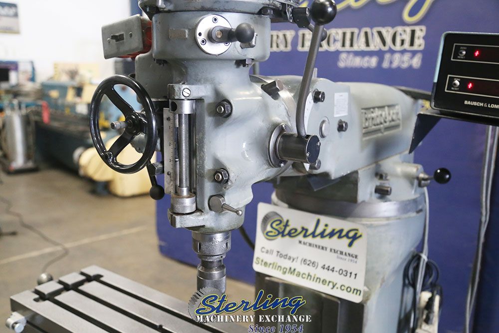 Bridgeport #Series-I, vertical mill, 9" x42" tbl., 30" X, 60-4200 RPM, variable speed head, power feed - Image 5