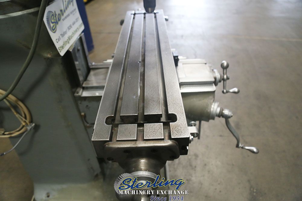 Bridgeport #Series-I, vertical mill, 9" x42" tbl., 30" X, 60-4200 RPM, variable speed head, power feed - Image 8