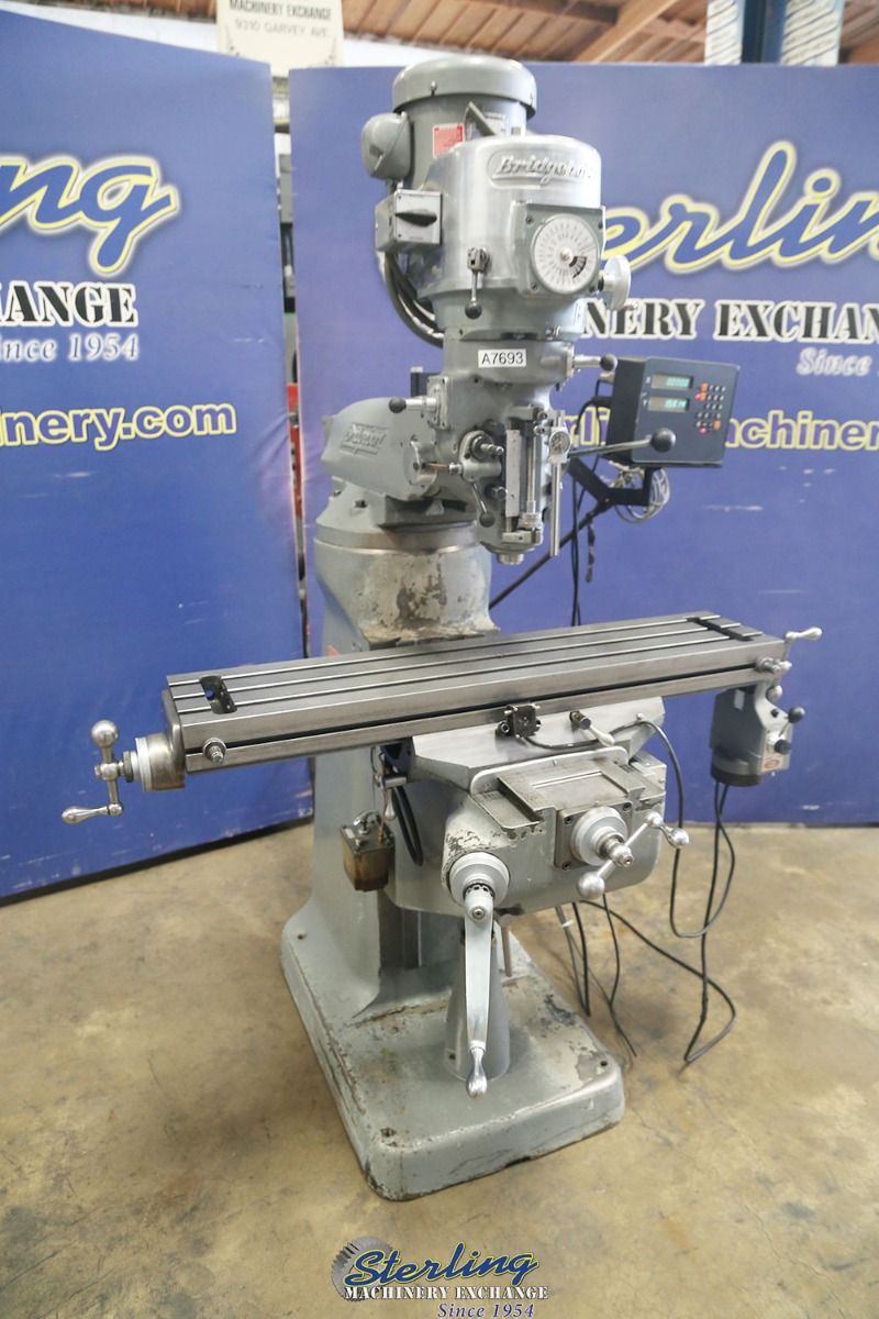Bridgeport #Series-I, vertical mill, 9" x42" tbl., 2 HP, 220 V., 3-phase, 30" X, 60-4200 RPM, variable speed - Image 1