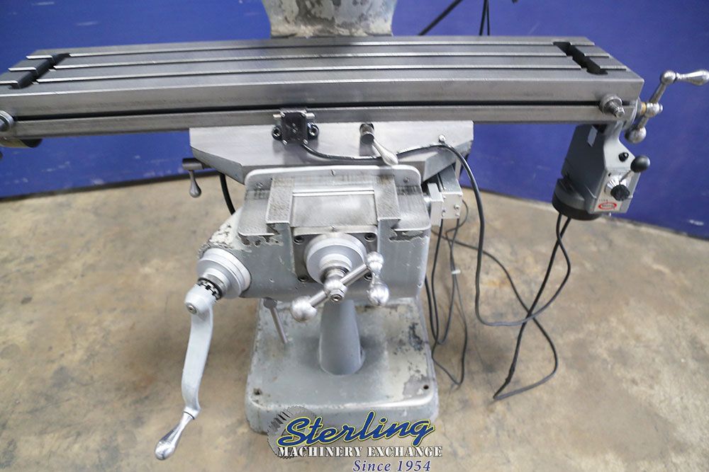 Bridgeport #Series-I, vertical mill, 9" x42" tbl., 2 HP, 220 V., 3-phase, 30" X, 60-4200 RPM, variable speed - Image 3