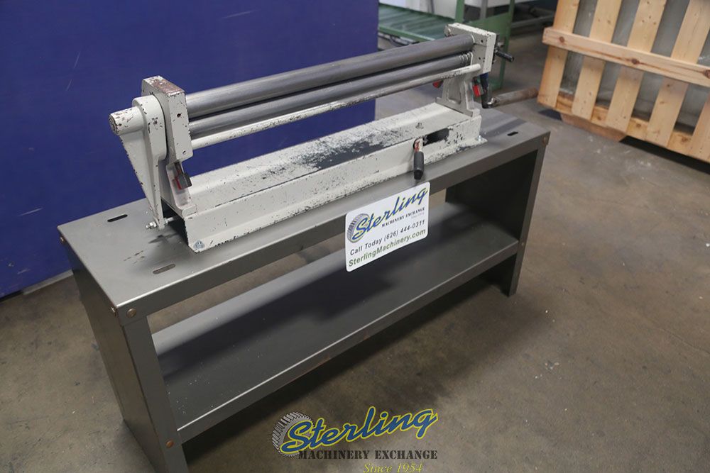 16 gauge x 3' Manual Hand Slip Roller, 2" roll diameter, 1" raduis - Image 4