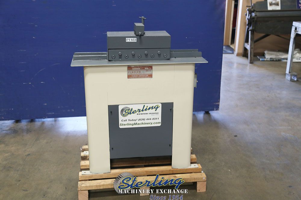 5 Stand, Flagler #20, rollformer, 1" spindle diameter, 5-16" pocket, 23 FPM, flange attachment - Image 4
