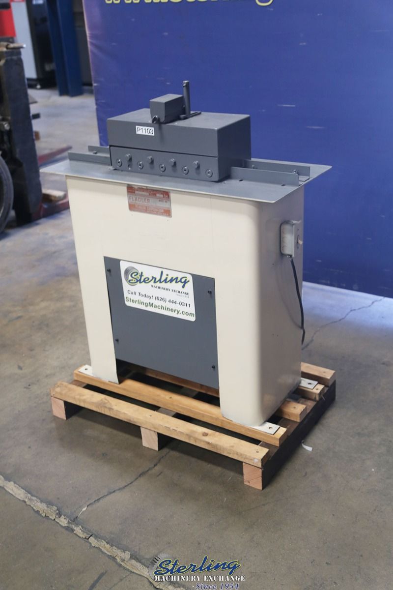 5 Stand, Flagler #20, rollformer, 1" spindle diameter, 5-16" pocket, 23 FPM, flange attachment - Image 6