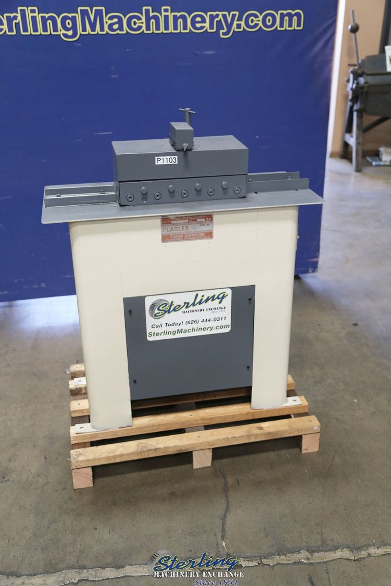 5 Stand, Flagler #20, rollformer, 1" spindle diameter, 5-16" pocket, 23 FPM, flange attachment - Image 7