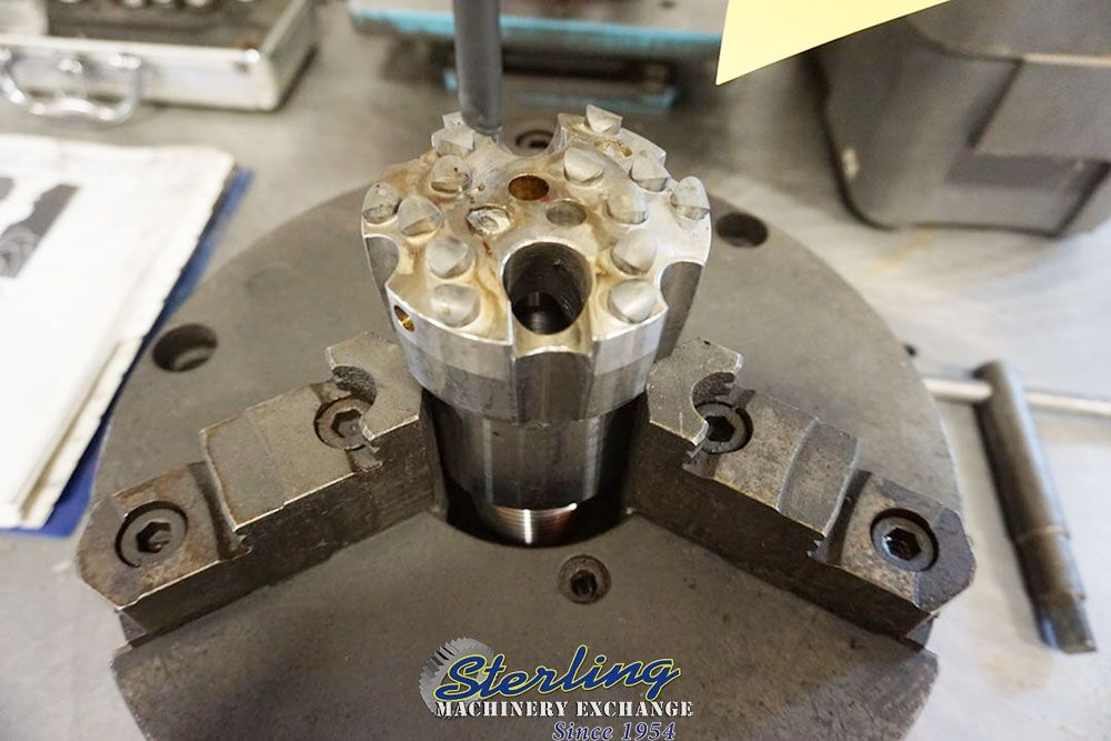 Cammann Inc #C-96, tap disintegrator, 15 KVA, 3-jaw chuck, 25.5" x 47" table, 42" arm length, 27" horizontal - Image 2