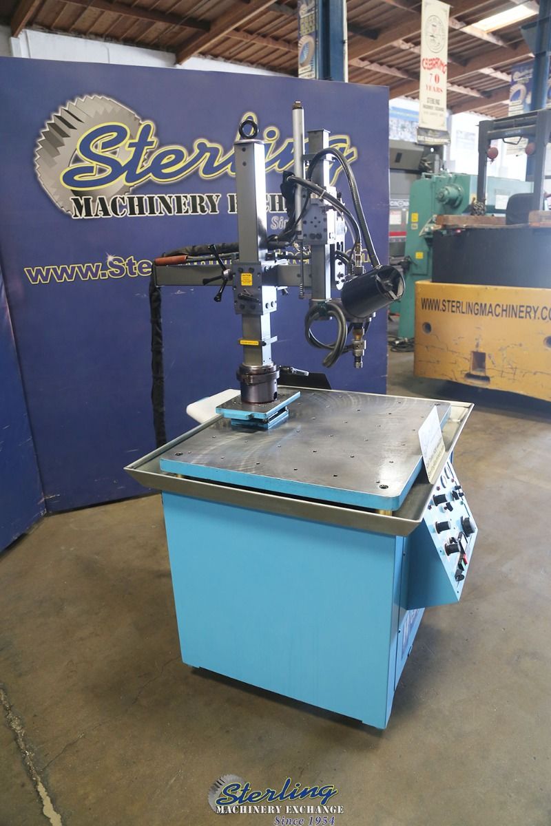 Cammann Inc #C-96, tap disintegrator, 15 KVA, 3-jaw chuck, 25.5" x 47" table, 42" arm length, 27" horizontal - Image 4