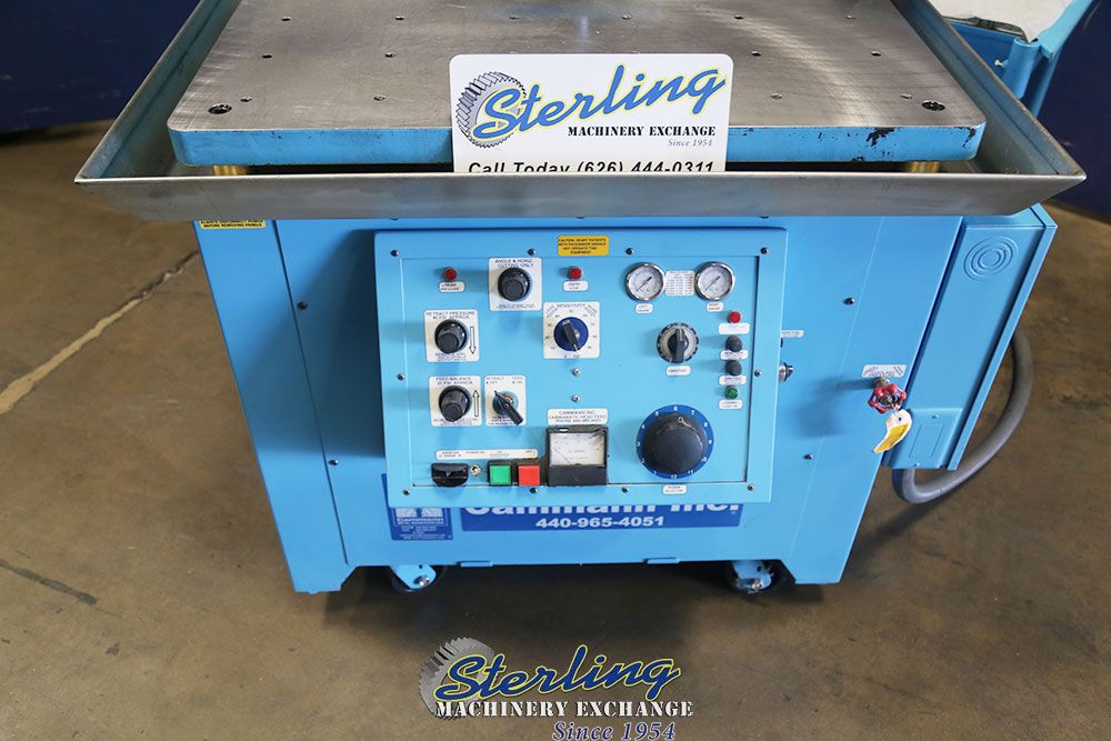 Cammann Inc #C-96, tap disintegrator, 15 KVA, 3-jaw chuck, 25.5" x 47" table, 42" arm length, 27" horizontal - Image 10
