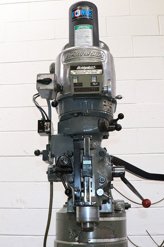 Bridgeport #Series-I, Bed & Knee Vertical Milling Machine, 9" x 48" table, 3 T-Slots, 36" X, 12" Y, 16" Knee - Image 6