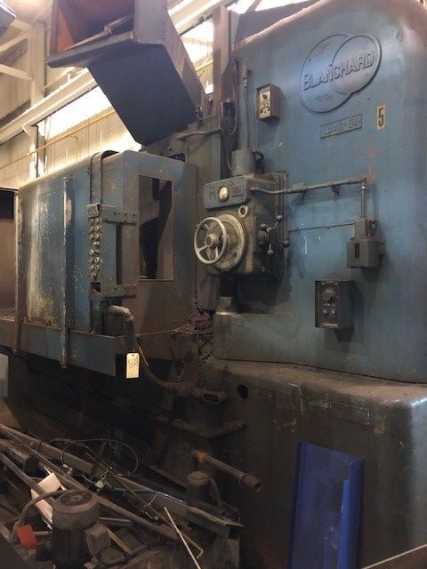 Blanchard #42-84, vertical rotary surface grinder, 84" electromagnetic chuck, 96" swing inside guards, 36" - Image 5