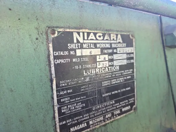1/4" x 6' Niagara #16, power squaring shear - Image 3