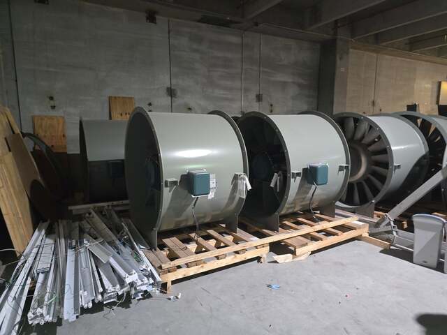 Greenheck #VAD-60F30-C400-X, Vane Axial Fan, Direct Drive, 890 RPM, 52A, unused, (9 available) - Image 1