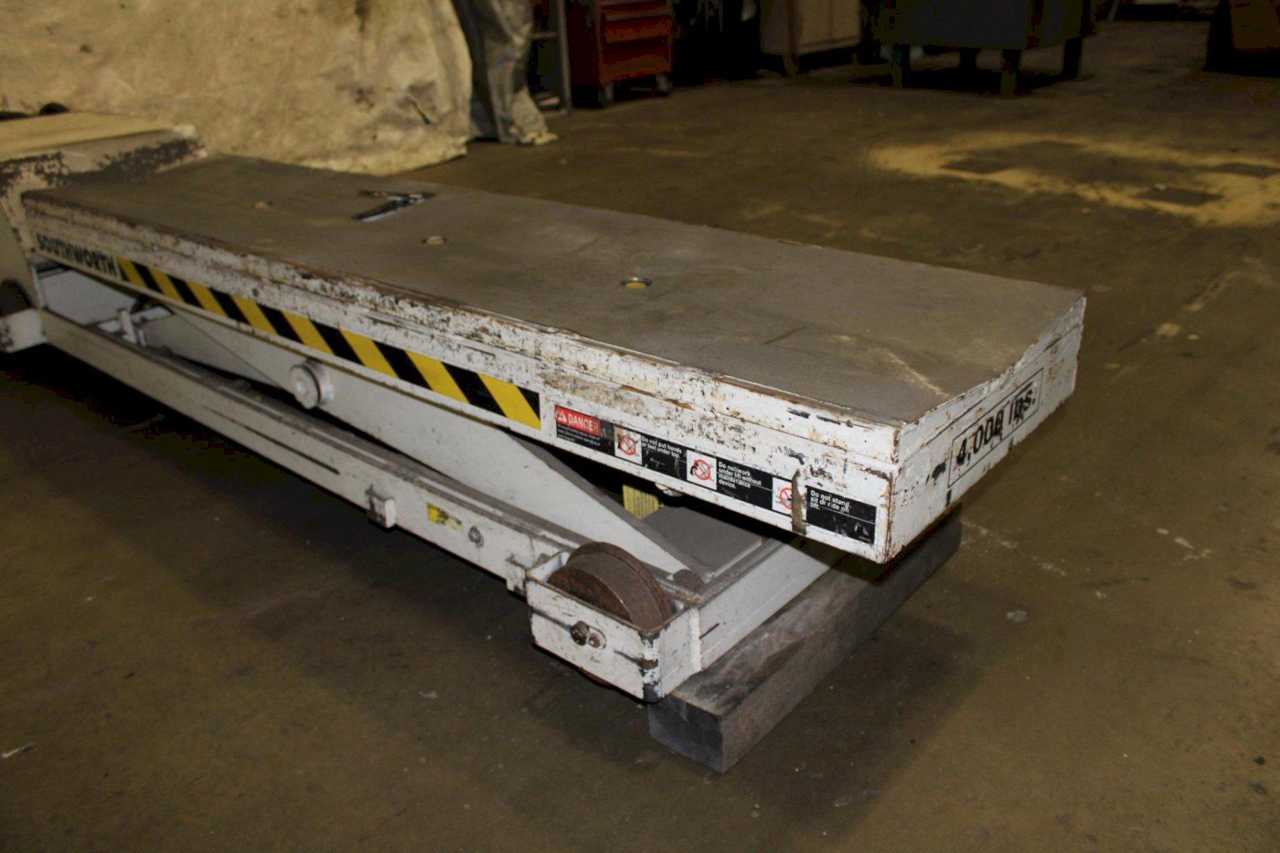 4000 lb. Southworth #MLCC4-84, coil car, 84" x20"tbl., 43" vertical lift, 18" lowered height, pendant Control - Image 5