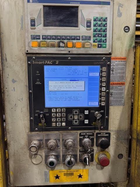 300 Ton, Minster #E2-300-72-54, straight side double crank press, 8" stroke, 27.5" Shut Height, 8" adj., 50 - Image 9