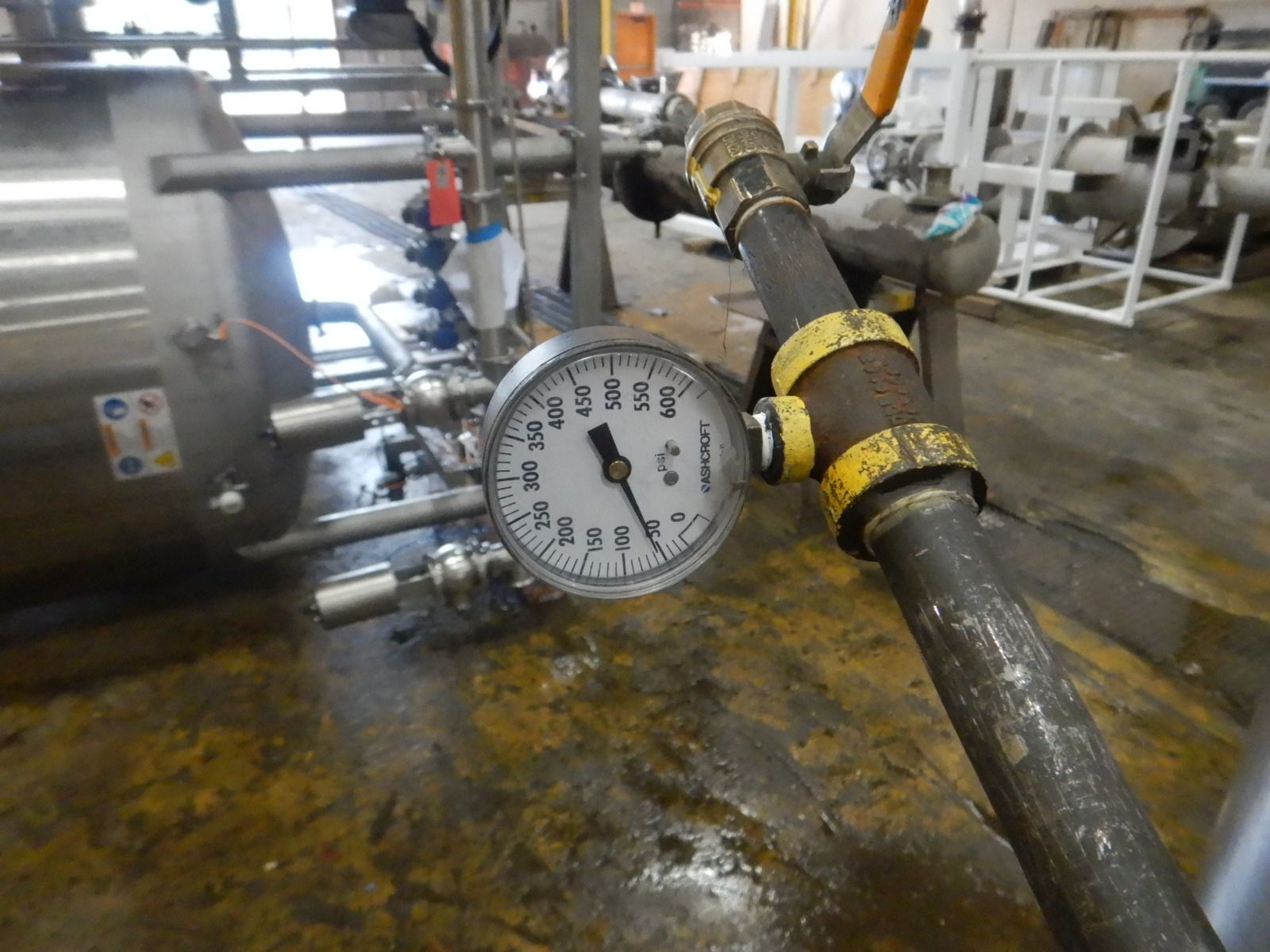 25.67 sq.ft. Scavenger #18-D-16, Alloy 20 jacketed Pressure Leaf Filter, 60 psig @ 350°F, 52 gallon, 2005 - Image 8