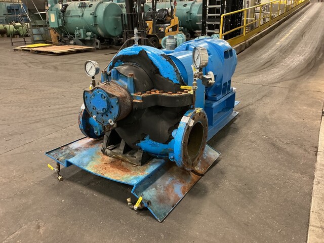 2880 GPM @ 160' TDH, Paco #8x10, split case centrifugal pump with 150 HP motor - Image 6