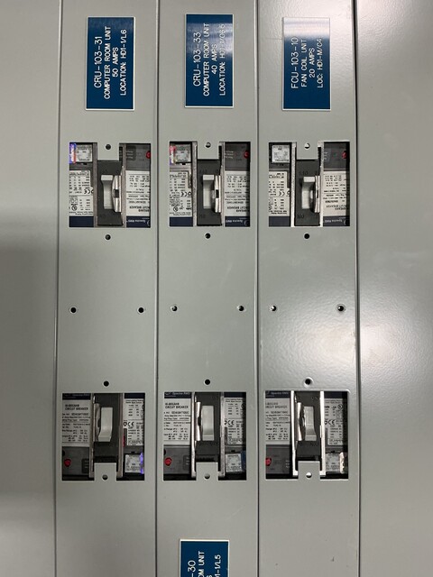 600 Amp. General Electric, Spectra Series, panelboard, 4-wire, 277/480Y Volts, 3 phase - Image 5