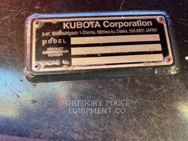 Kubota Corporation SVL 97-2, Track Loader, 126 hours, S/N: KBCZ064CPR1F86845, 2020 - Image 6