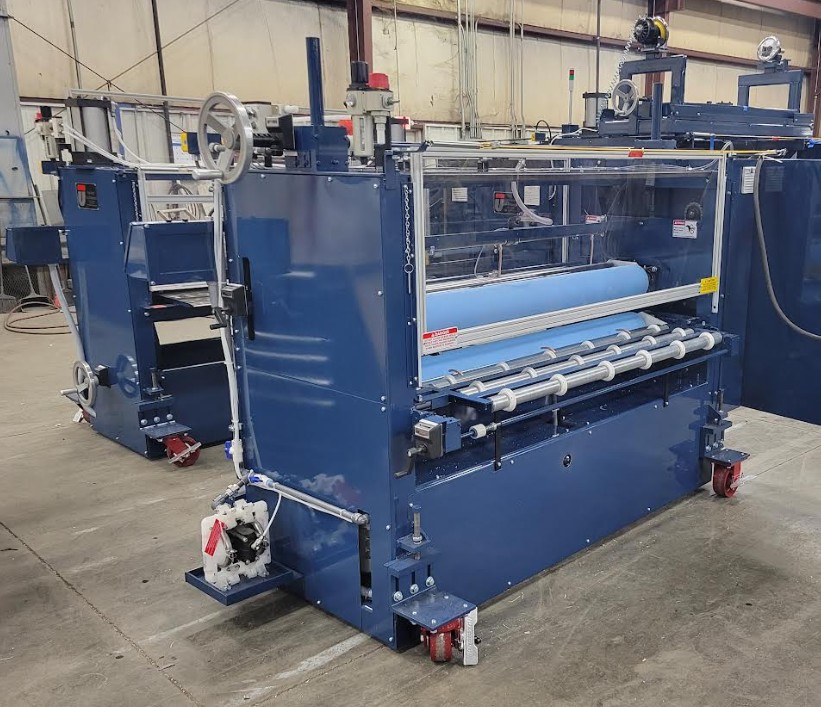 Union Tool Tool Corp #15-64, pinch roller, double nip rotary laminator, new, 2025 - Image 1