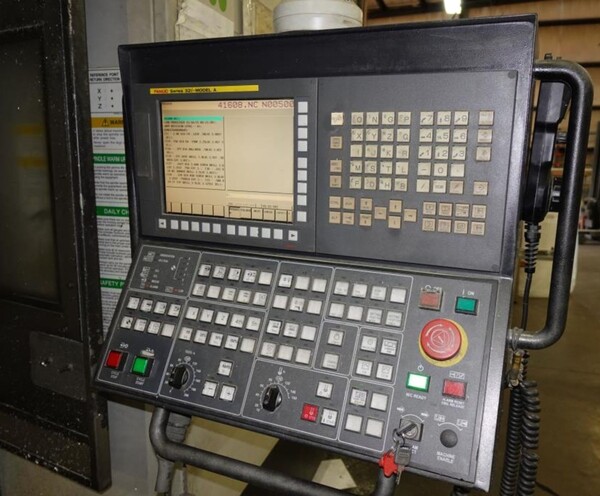 Daewoo Doosan #BM-2740P, high speec CNC bridge mill, Fanuc 32i-A, 157.4" X Travel, 106.3" Y Travel, 19.7" Z - Image 3