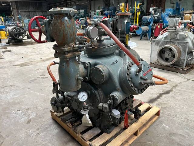 313 HP Mycom #N6B, Bare 6-Cylinder Reciprocating Compressor, Belt Driven, 470 psi - Image 4