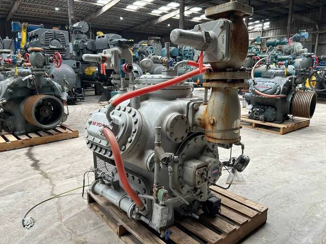 313 HP Mycom #N6WBHE, Bare 6-Cylinder Reciprocating Compressor, Belt Driven, 470 psi - Image 6