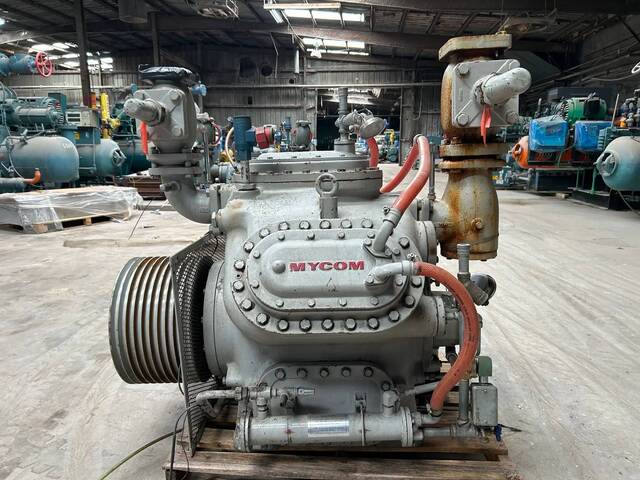 313 HP Mycom #N6WBHE, Bare 6-Cylinder Reciprocating Compressor, Belt Driven, 470 psi - Image 7
