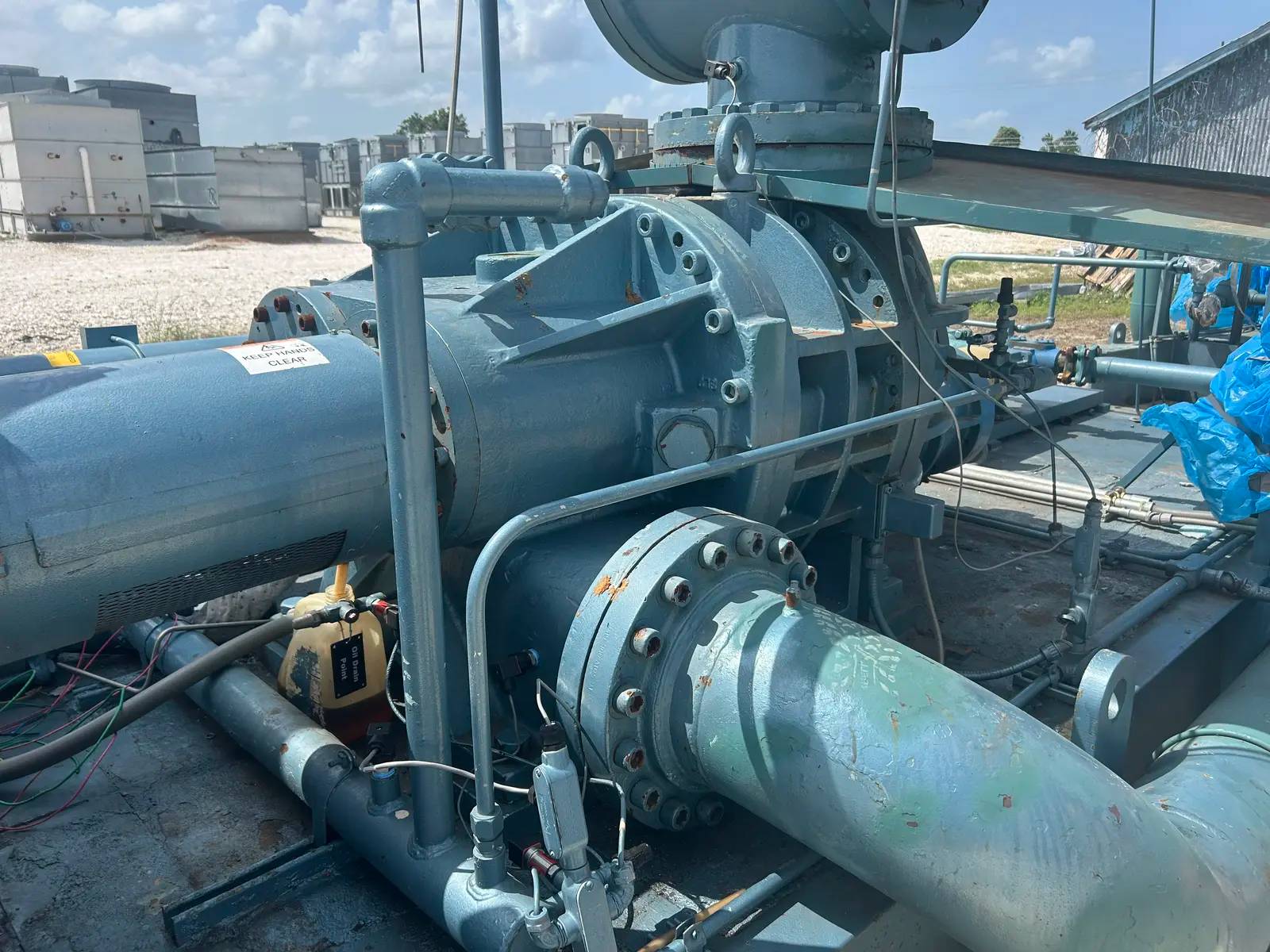 Frick #TDSH355S, Rotary Bare Screw Compressor, R-717 Refrigerant, 3600 RPM, 350 psi, 2002 - Image 9